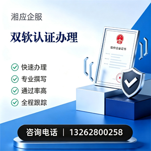 河南双软认证申报服务