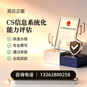 河南CS信息系统化能力评估申报服务