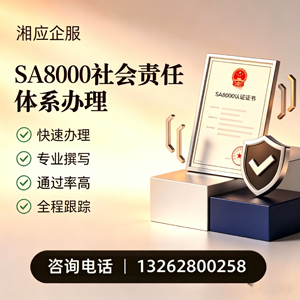 河南SA8000社会责任体系认证服务